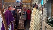გორის ყოვლადწმინდა სამების ტაძარს დეკანოზი ანატოლი ფიოდორუკი ეწვია