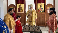 ცაგერისა და ლენტეხის ეპარქიის მღვდელმთავარი ადგილობრივ მოსახლეობას შეხვდა