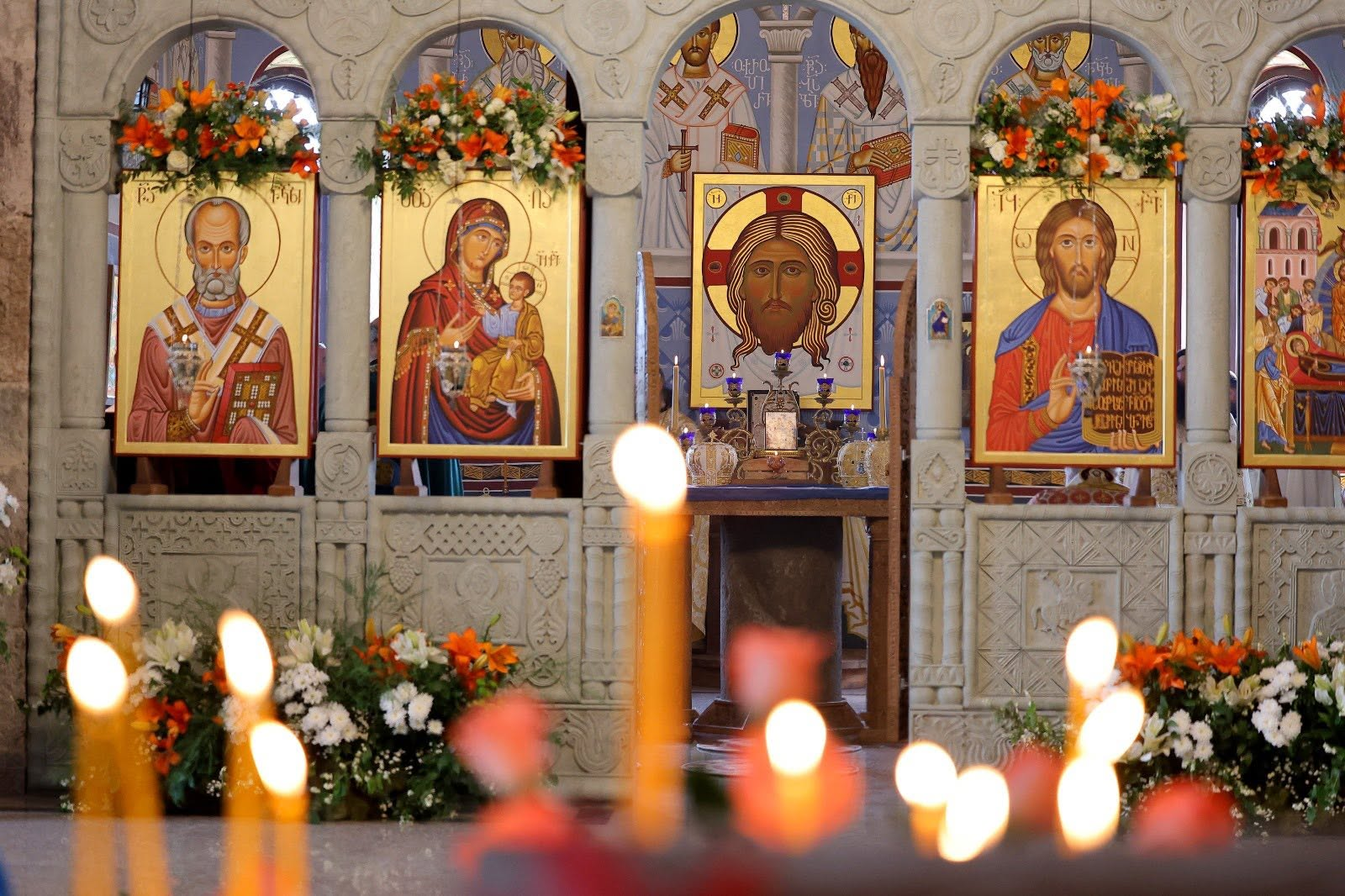 სოფელ უდეში წმინდა ანთიმოზ ივერიელის ხსენების დღე საზეიმო ღვთისმსახურებით აღინიშნა - სურათი 1