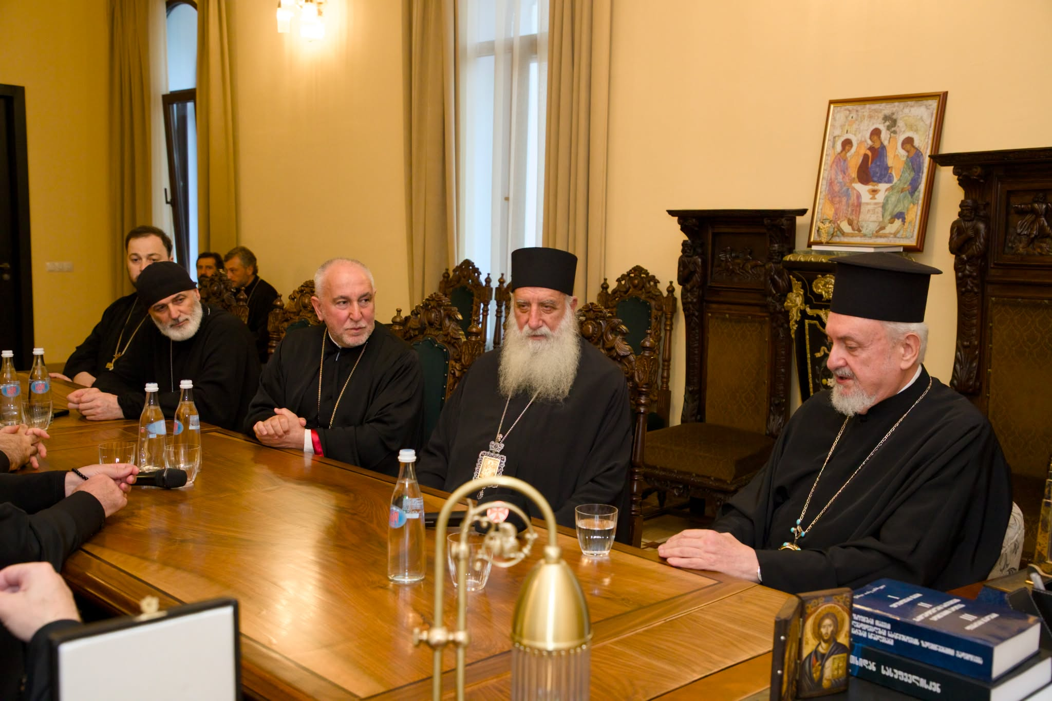 ქალკედონის უხუცესი მიტროპოლიტი ემანუელი საქართველოს საპატრიარქოს ეწვია - სურათი 1